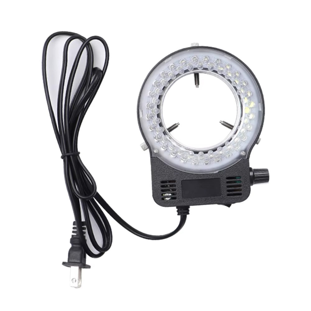 56 LED Microscope Ring Light Source Black
