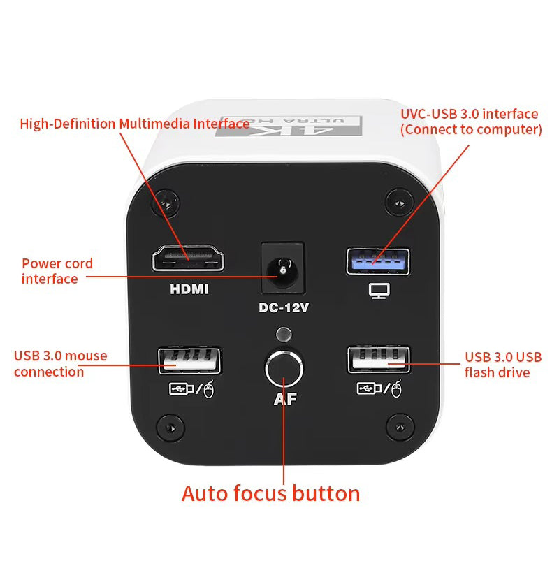 Autofocus Microscope Camera Buttons