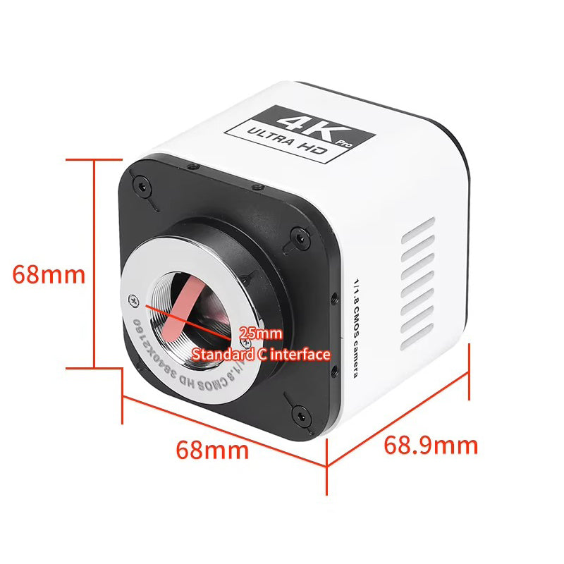 USB Microscope Camera Dimension