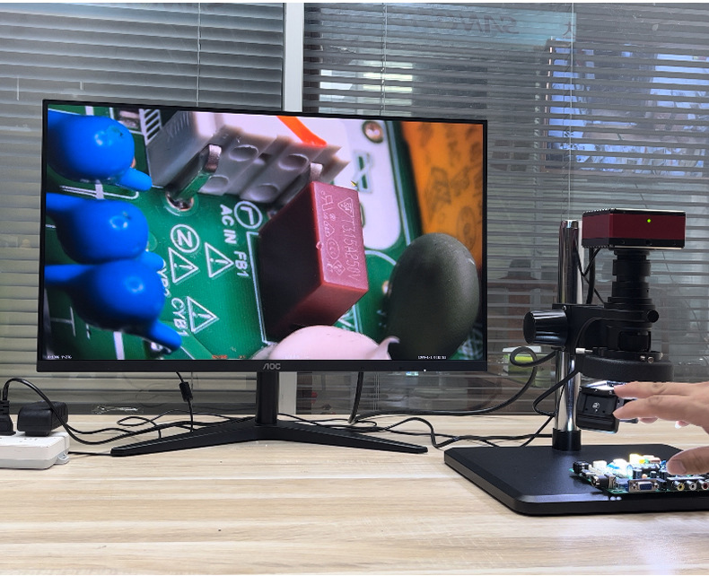 3d microscope output with hdmi screen
